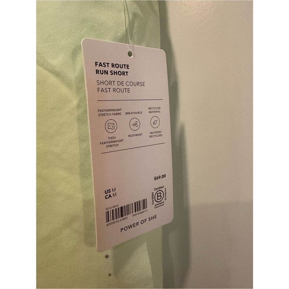 Athleta Medium Fast Route Run shorts Mint Green or Navy Blue - Picture 4 of 8